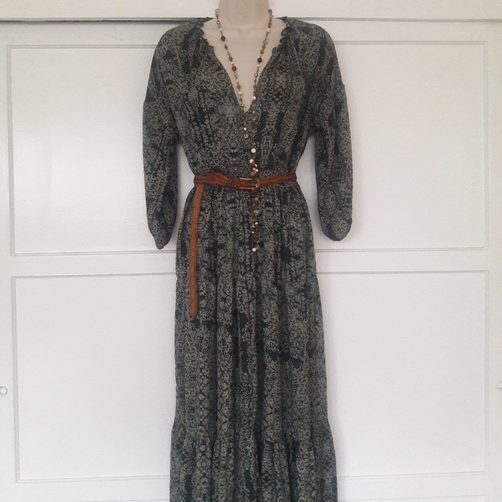 Boho Chic Ecote Maxi Dress